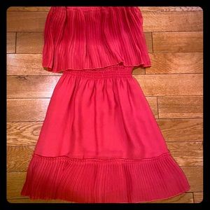 Parker Bright pink fun and flirty mini dress